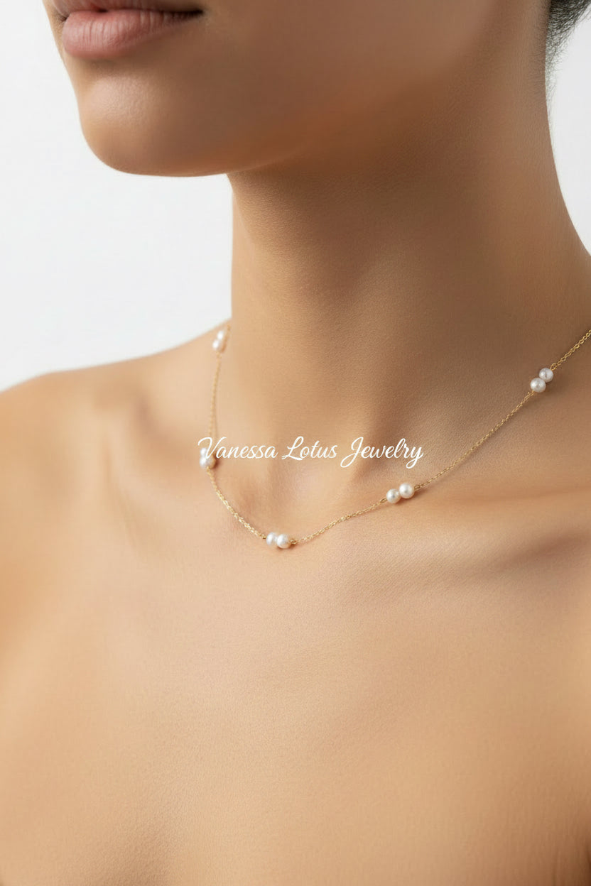 Minimalist Station Necklaces