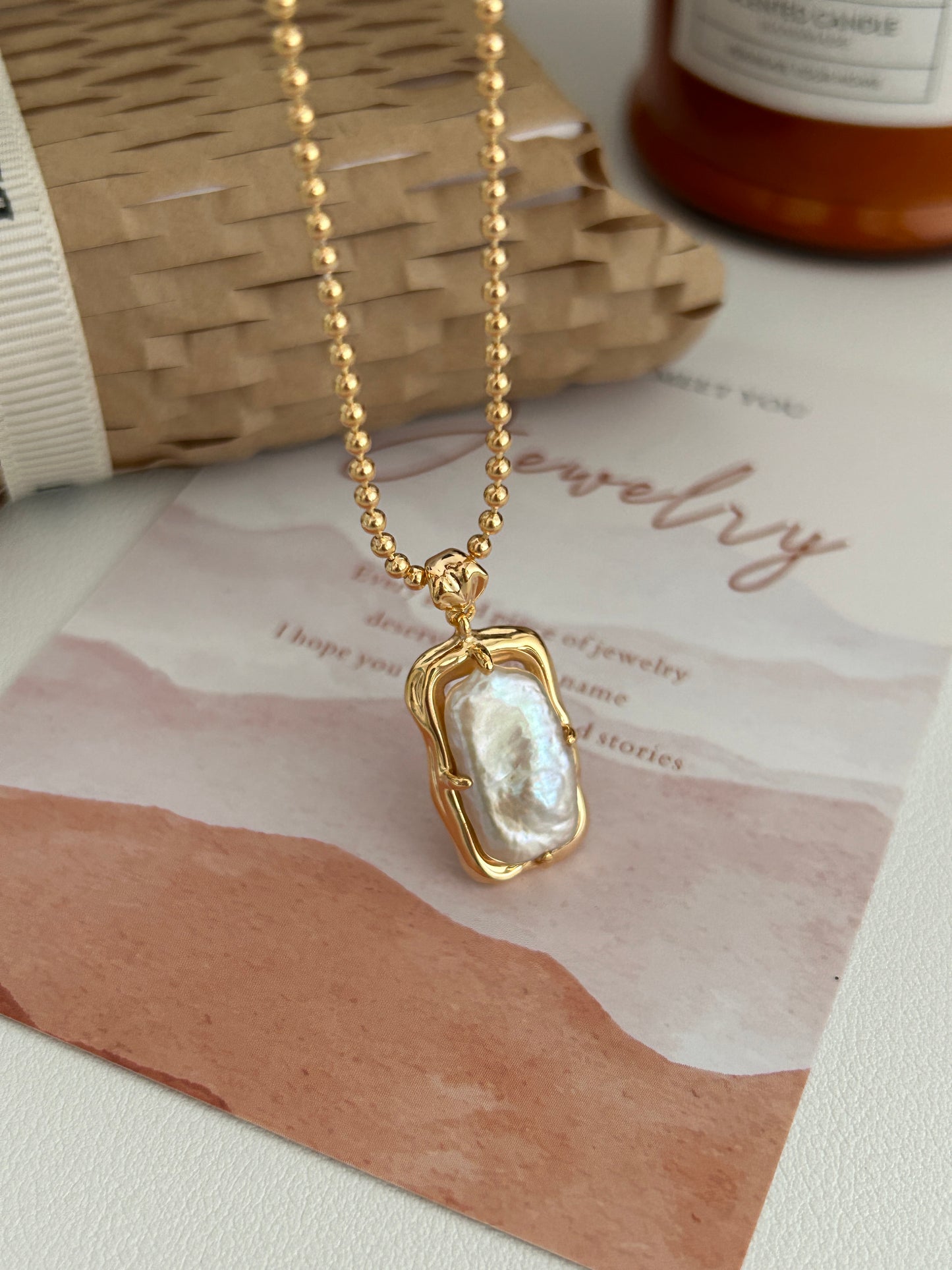 Regal Frame Baroque Pearl Set