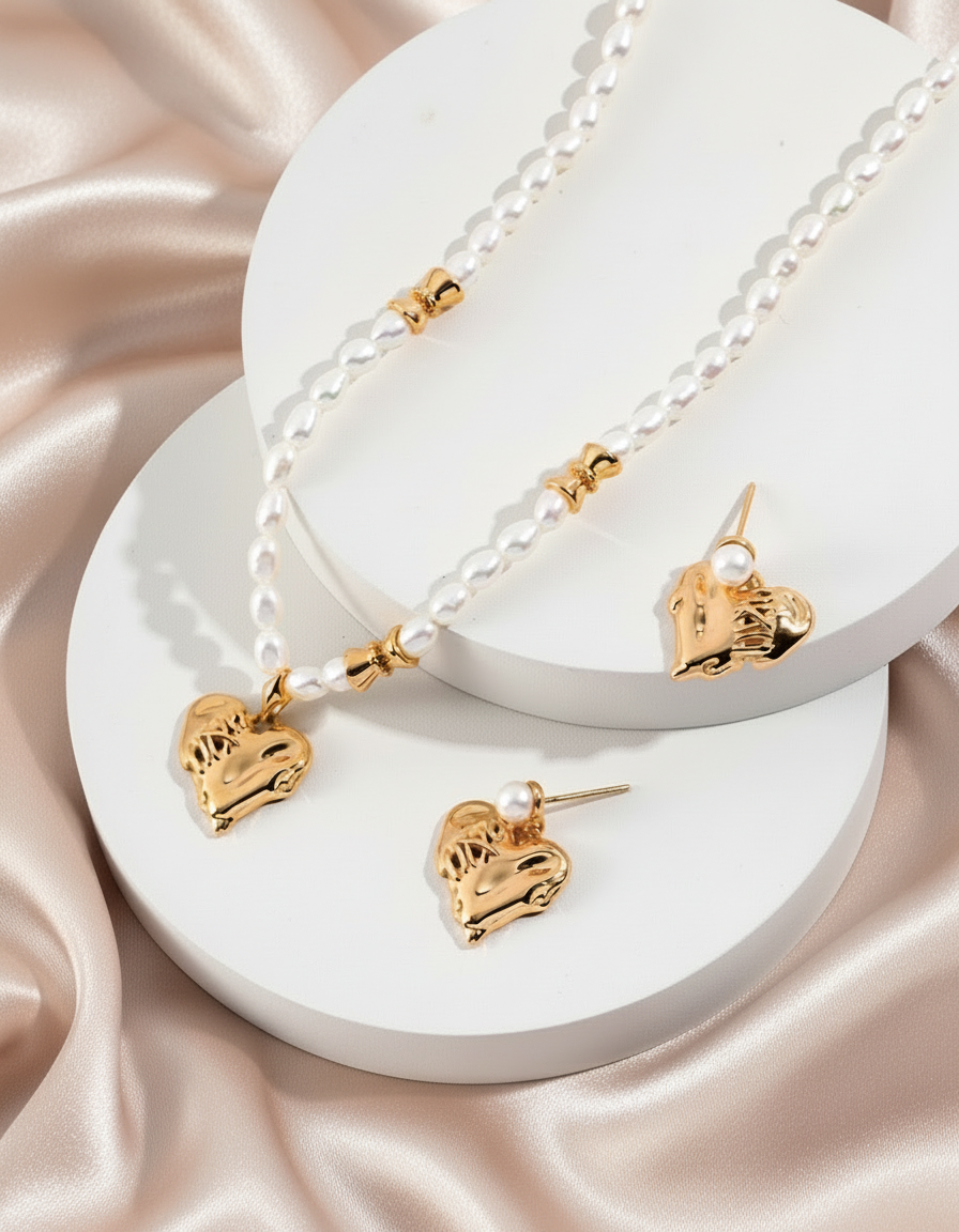 Lustrous Love Earrings