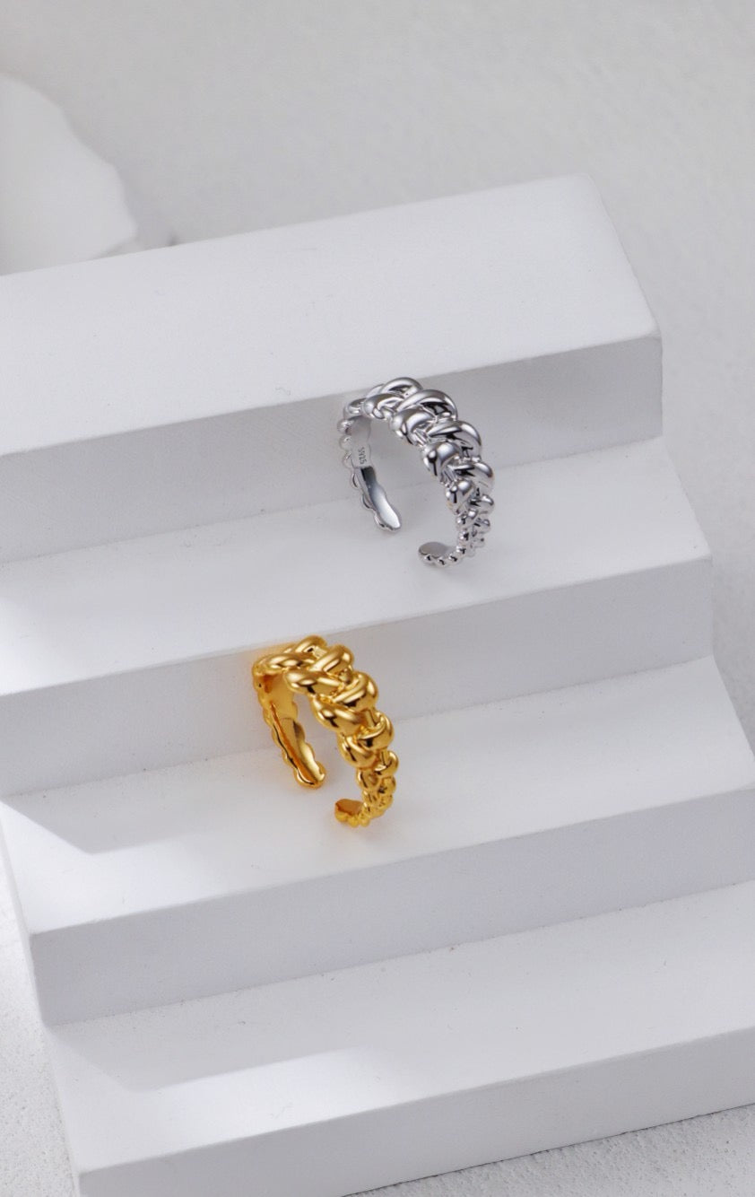 Braid Sterling Silver Ring