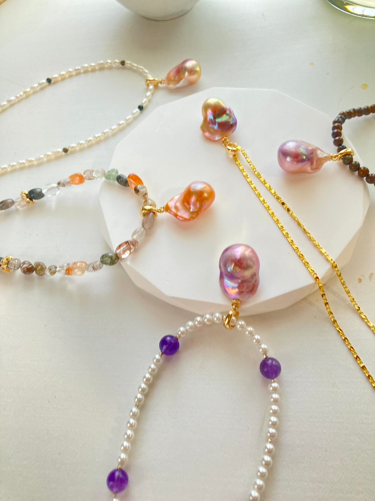 Rainbow Baroque Pearl Pendant