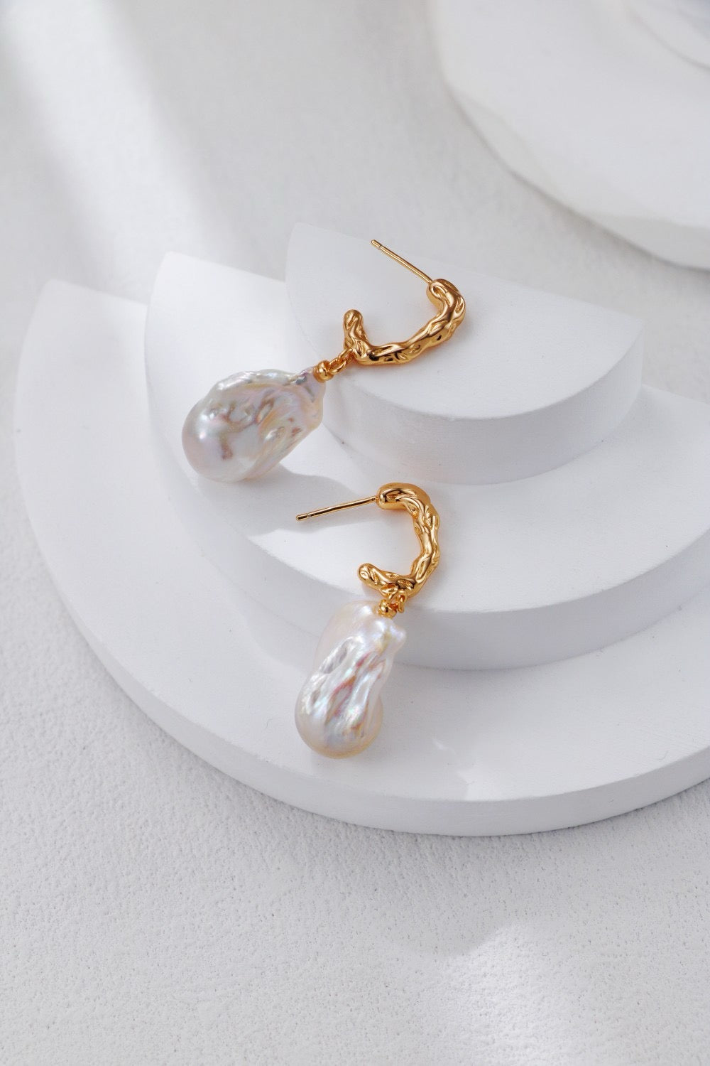 Golden Glow Baroque Earrings