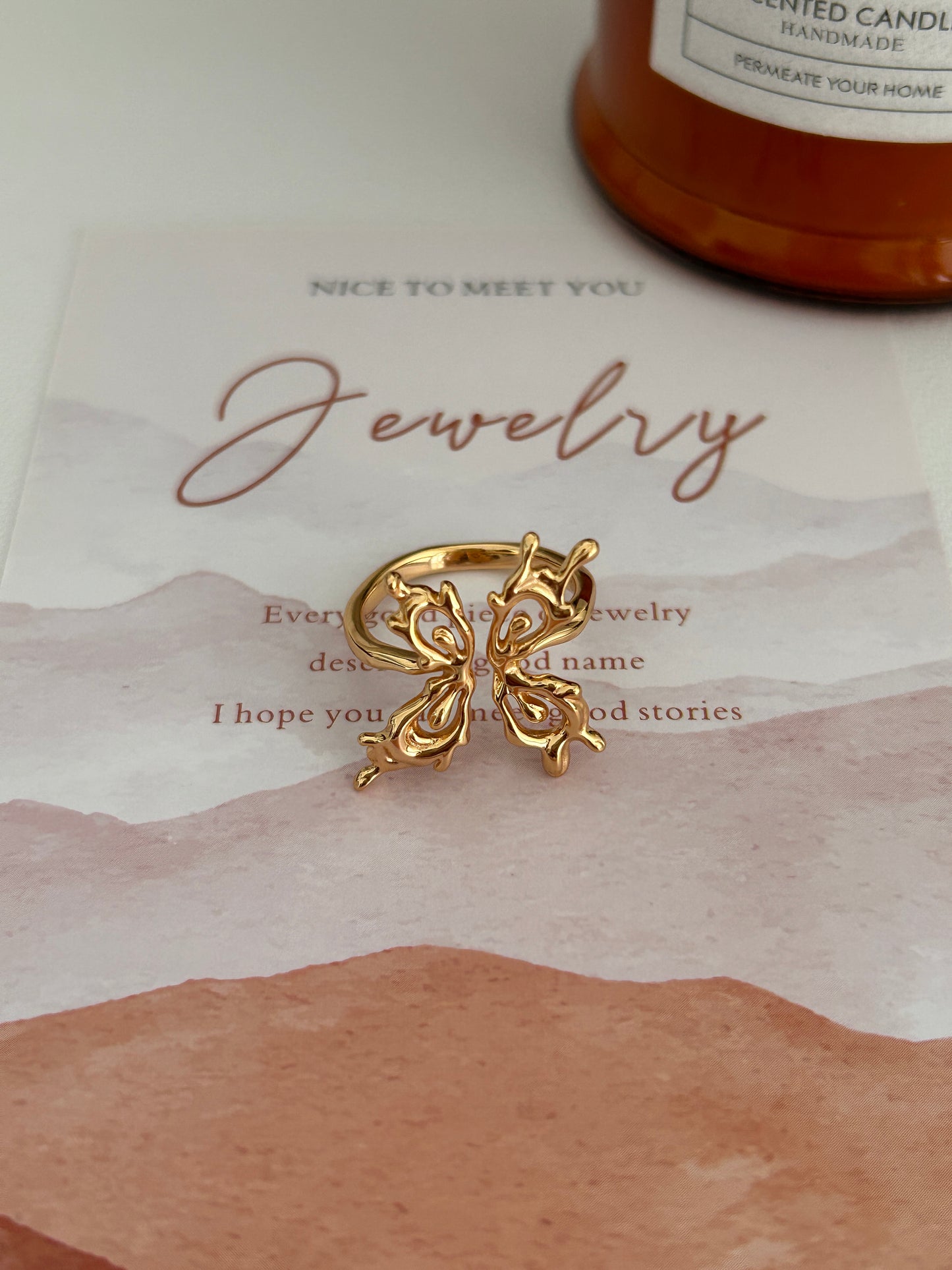 Butterfly Sterling Silver Ring