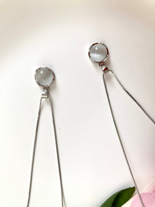 Cat's eye gemstone necklace