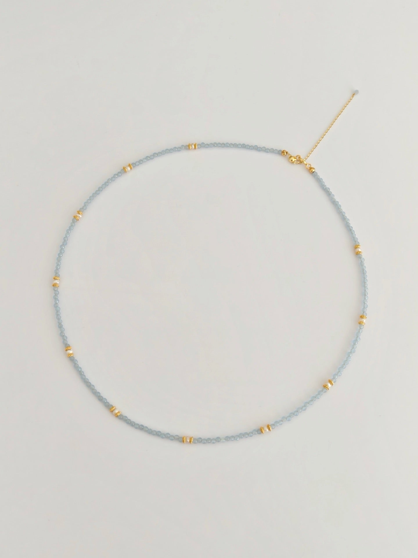 Celeste Cat’s Eye Beaded Necklace