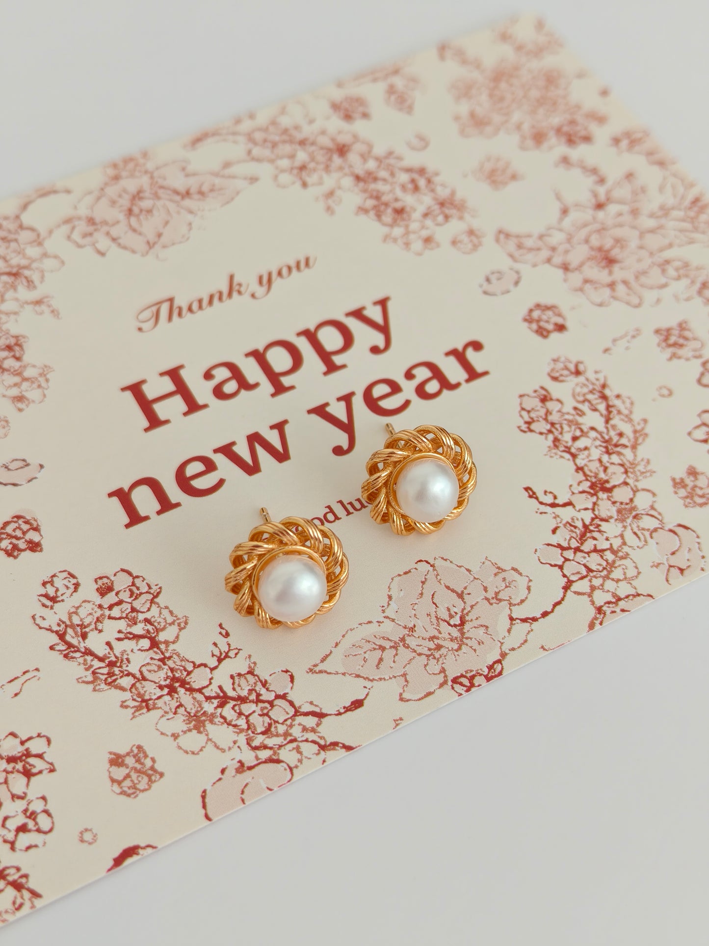 Sunflower Pearl Studs