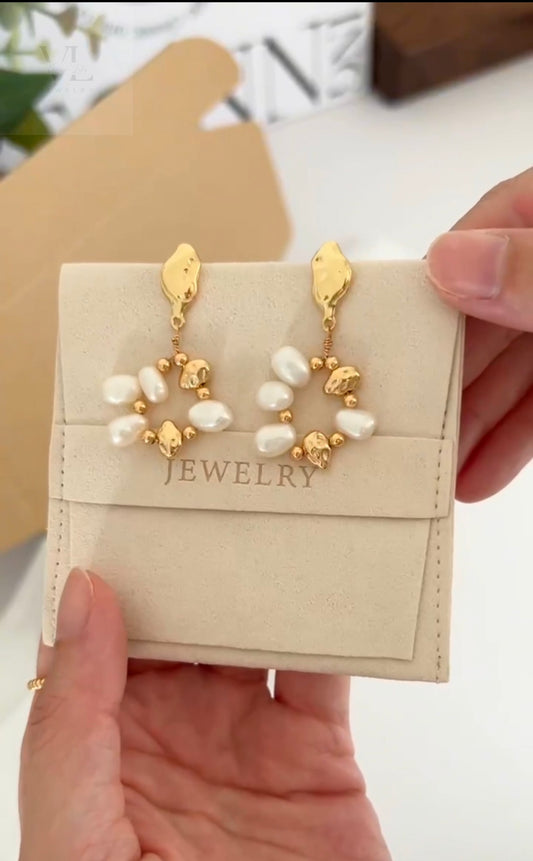 Wreath Pearl Earrings