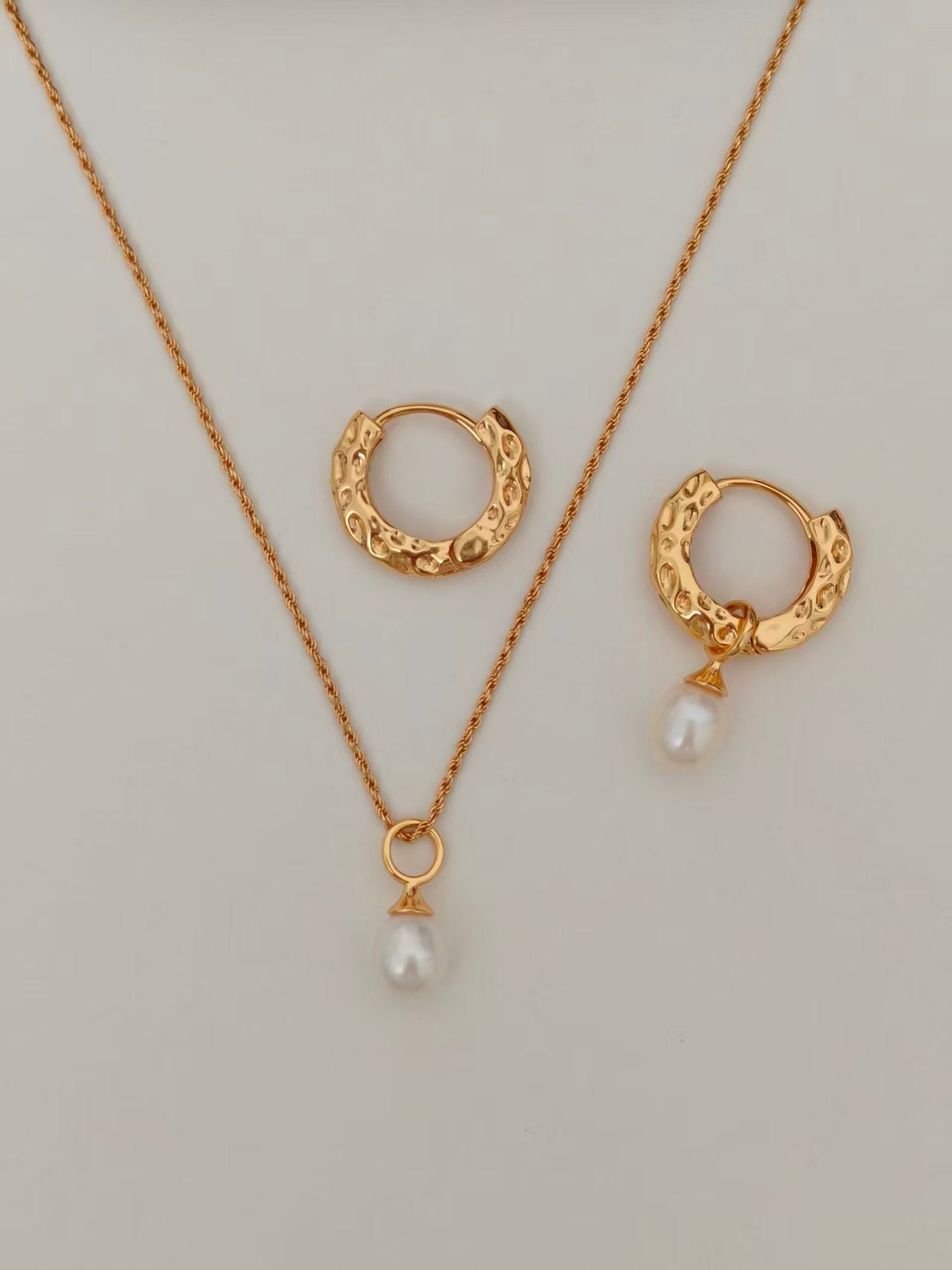 Vintage Natural Pearl Silver Earrings | Pendant Removable Earrings