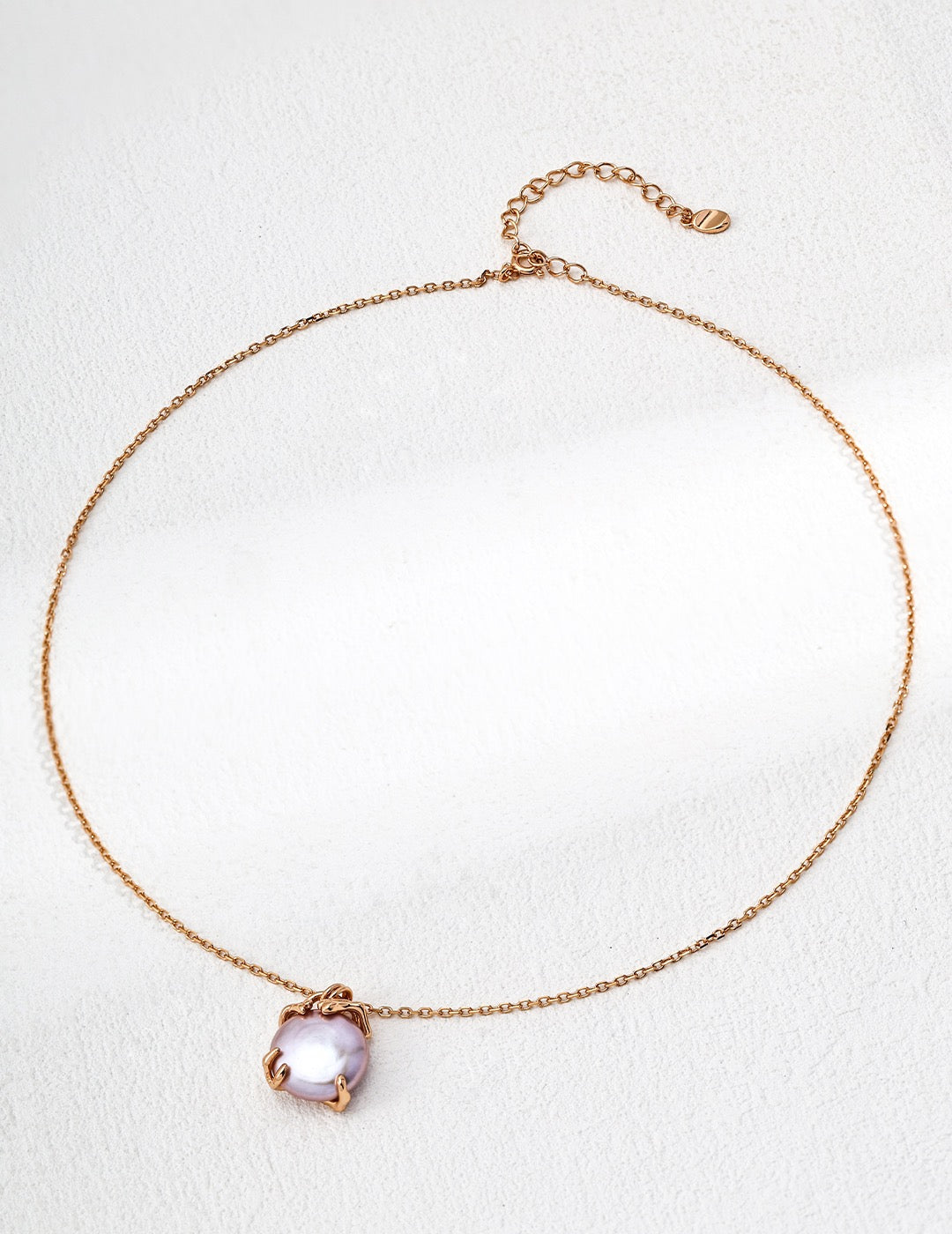 Vintage Gold Baroque Pearl Jewelry Set – Necklace & Stud Earrings | S925 Silver