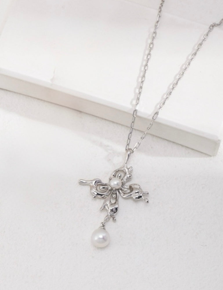Butterfly Sterling Silver Necklace