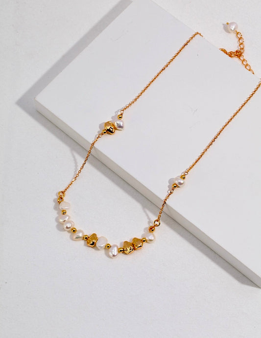 Pearl and Sterling Silver Necklace