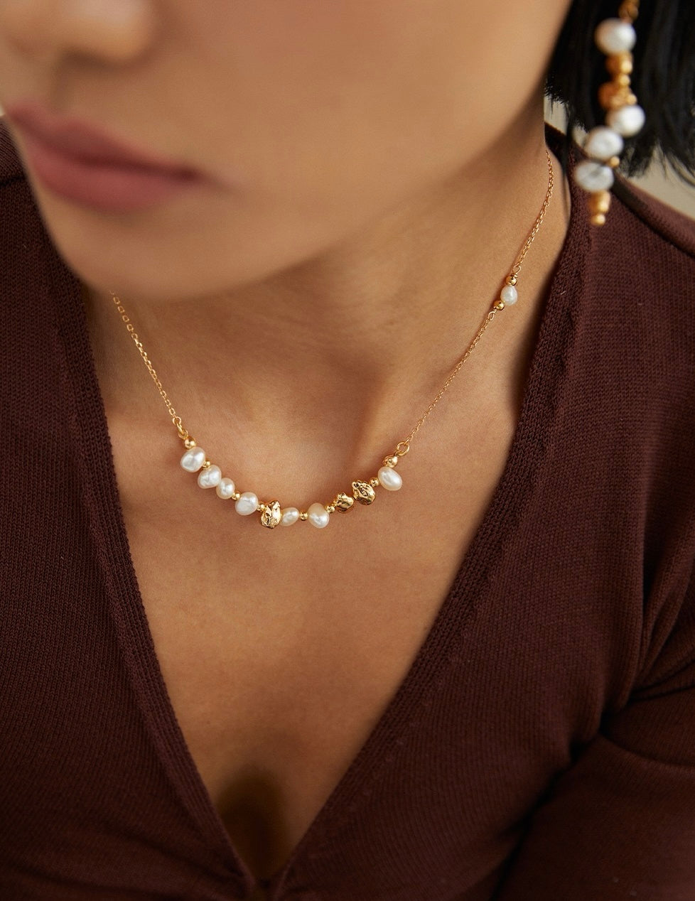Pearl and Sterling Silver Necklace
