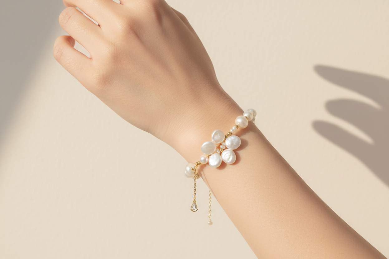 Blossoms Baroque Pearl Bracelet