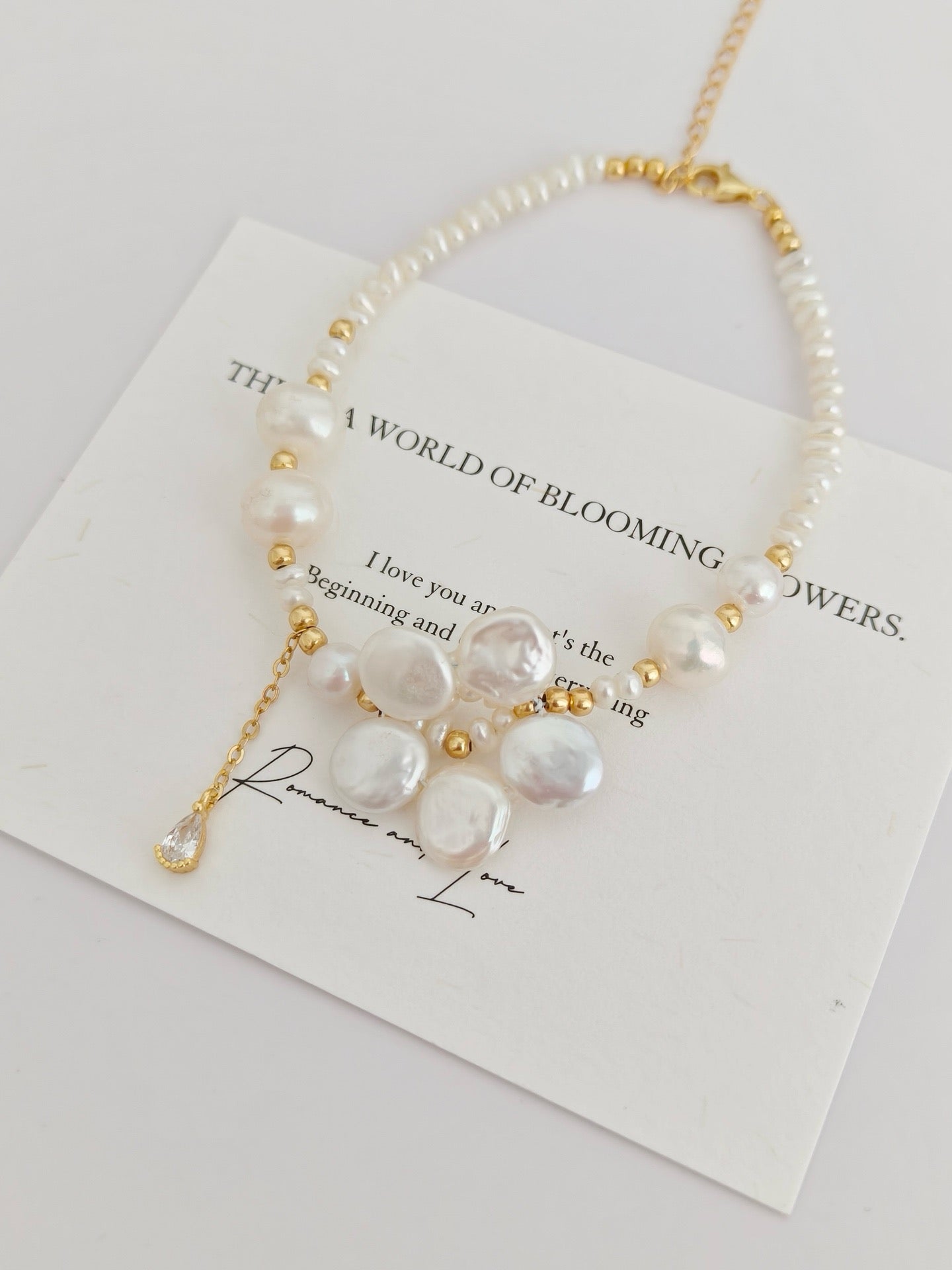 Blossoms Baroque Pearl Bracelet