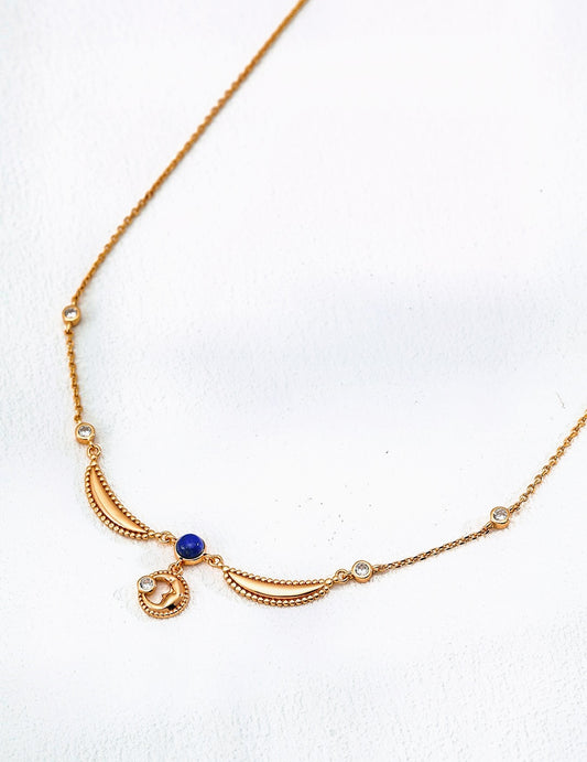 Celestial Harmony Lapis Lazuli Necklace