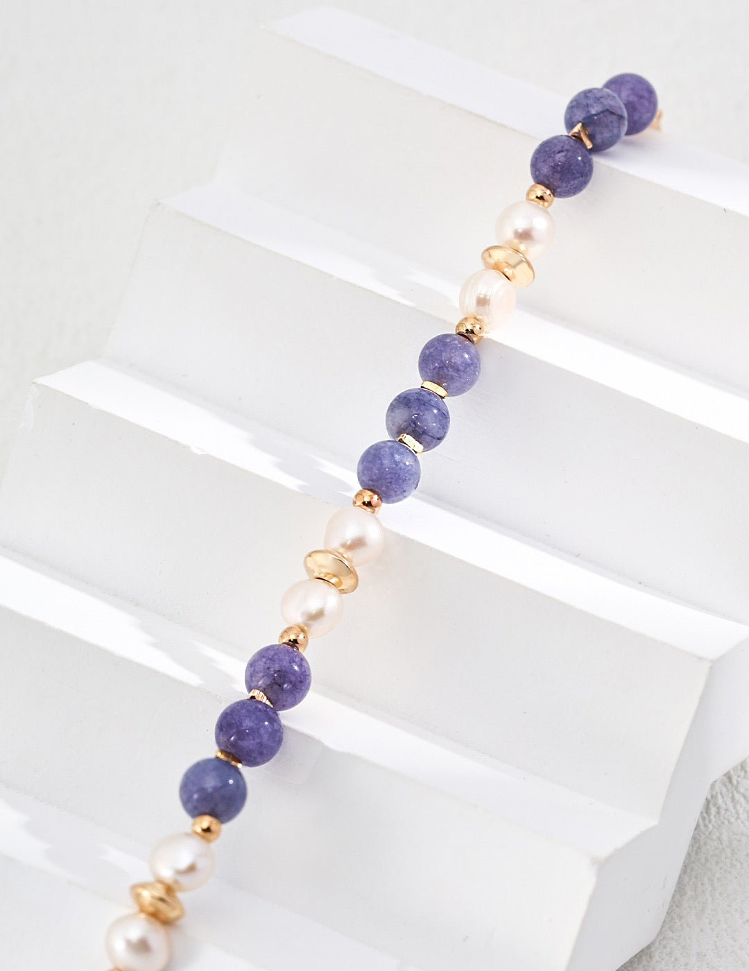 Kunzite Pearl Bracelet