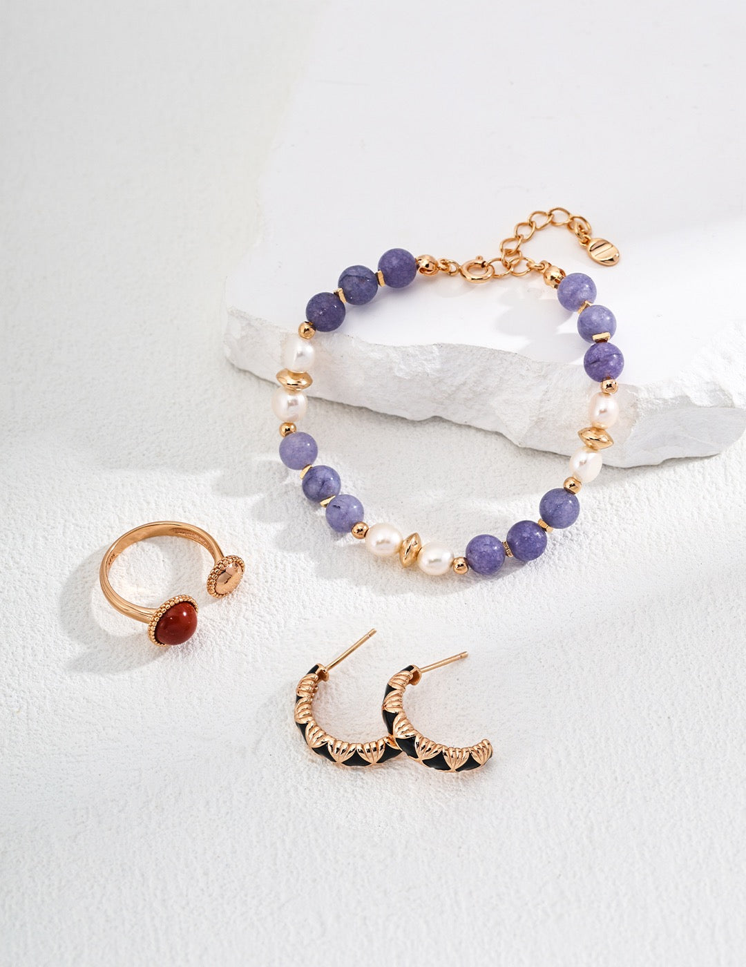 Kunzite Pearl Bracelet