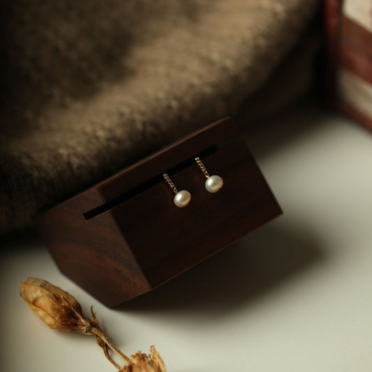 Pearl earrings