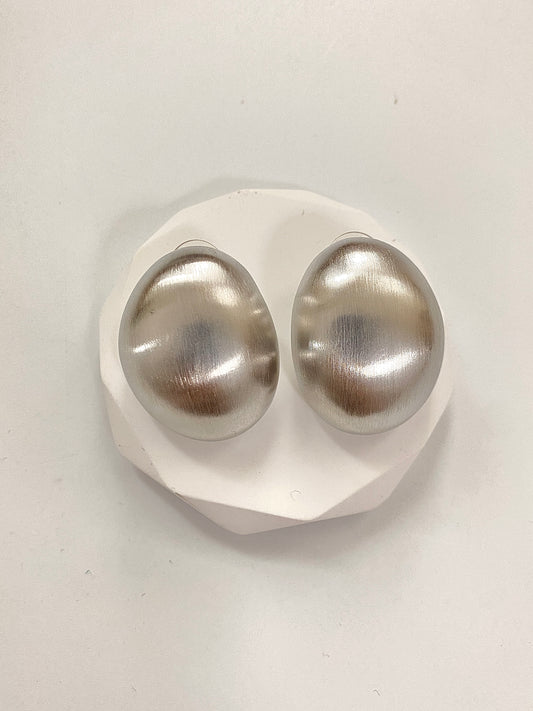 Silver Button Studs