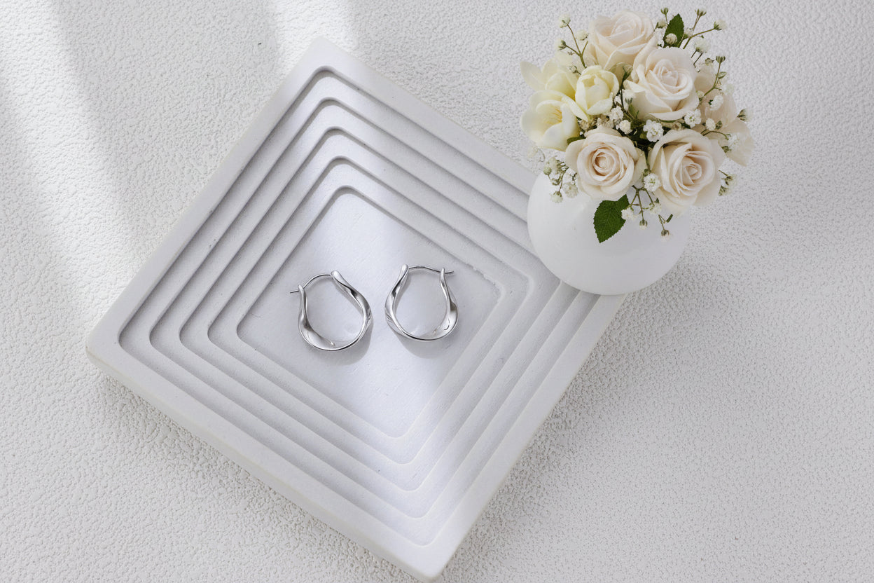 Minimalist S925 Sterling Silver Earrings
