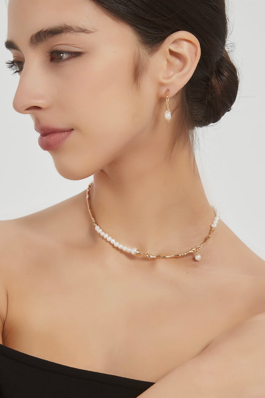Sterling Silver Pearl Necklace