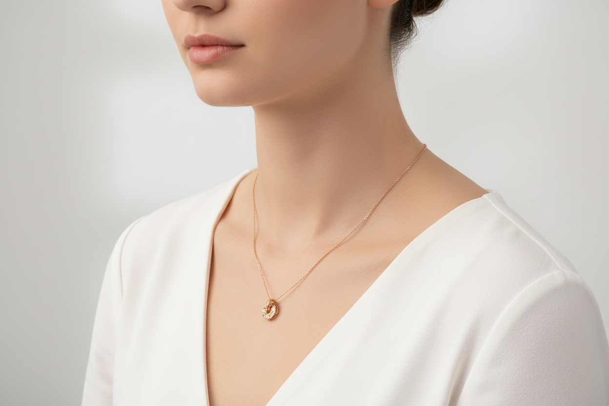 S925 Sterling Silver Cubic Zirconia Pendant Necklace