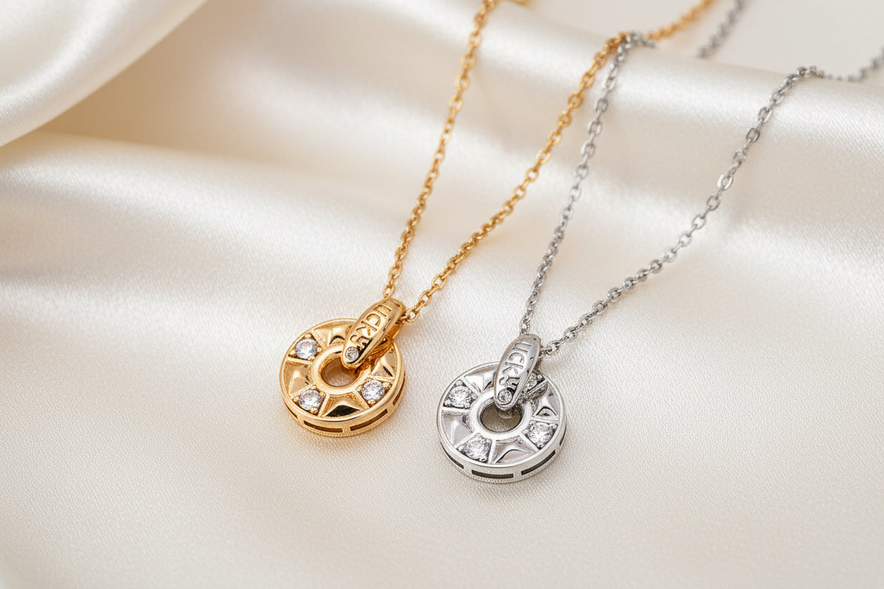 S925 Sterling Silver Cubic Zirconia Pendant Necklace