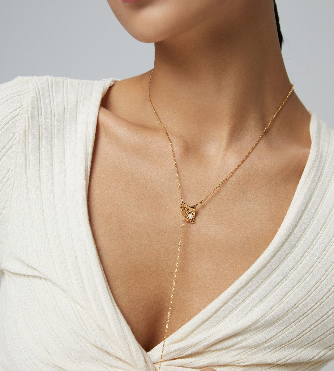 Ginkgo Leaf Necklace
