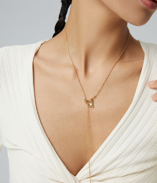 Ginkgo Leaf Necklace